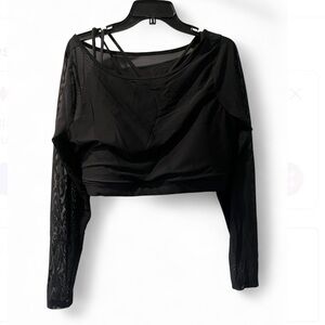 Old Navy Active powersoft Long Sleeve Top with Mesh Detail